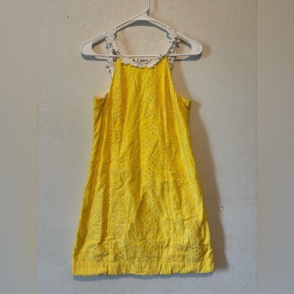 Lilly Pulitzer | Annabelle Shift Dress Yellow Daisy eyelet | Women’s 2